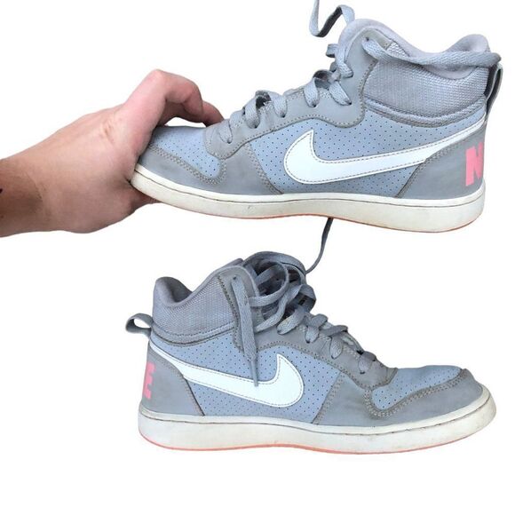 RARE 2016 Nike Court Borough Mid 'Wolf Gray' Size 7 - Picture 14 of 16